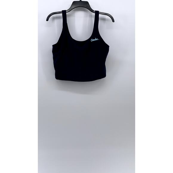LULULEMON Women's Navy V-Neck North Carolina Tar Heels Align Cropped Tank SZ 12 - Picture 1 of 9